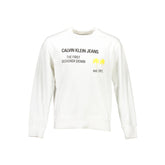 Calvin Klein White Cotton Unisex Sweatshirt -   -  Calvin Klein.